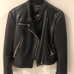 Zara basic moto jacket
